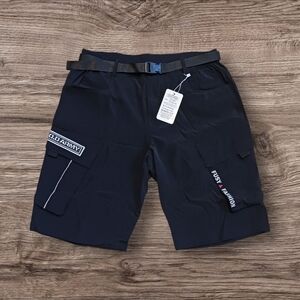 Mens Cargo Shorts Size 32 Vcansion Lightweight Outdoor Sports Black Quick Dry